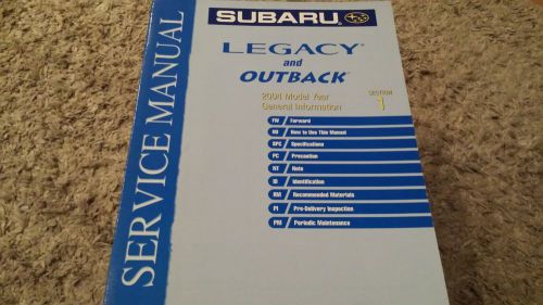 2004 subaru legacy &amp; outback general sec. 1 service manual