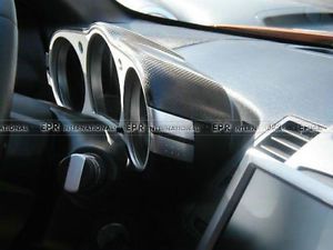 New dial dash cover interior protector trim for nissan 350z z33 carbon fiber