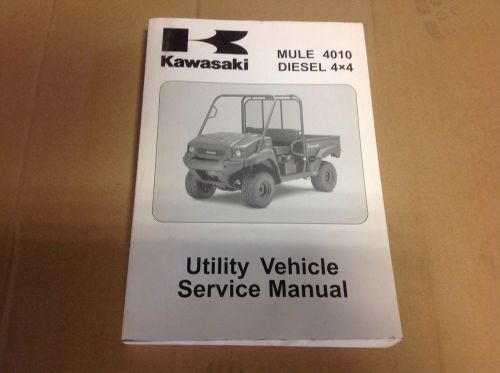 Used kawasaki service manual 2009 mule 4010 diesel 4x4 (mule4010-004)