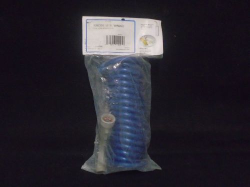 Seatech sc15203b supercoil hose 15&#039; blue with speed-tap hose adaptor