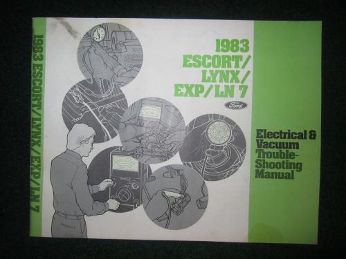 1983 ford escort lynx exp ln 7 electrical wiring service manual evtm