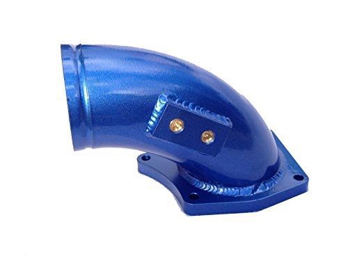 Alpha dog blue ford 6.0 high flow intake elbow for 2003 - 2007 f250 f350 f450