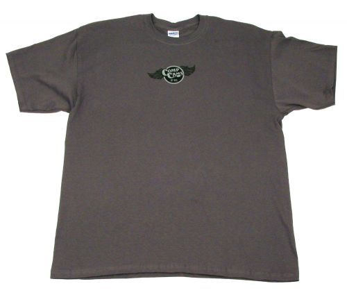 Brand new comp cams l large charcoal gray wings short sleeve t-shirt #c1023-l