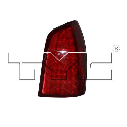 Tail light assembly right tyc 11-5939-00 fits 00-05 cadillac deville