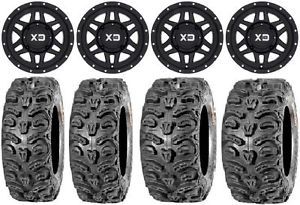 KMC XS128 Machete 14" Wheels 26" Bear Claw HTR Tires Sportsman RZR Ranger, US $926.26, image 1