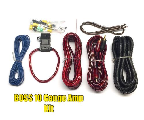 Boss audio 10 gauge amp amplifier installation install wire kit- clearance sale
