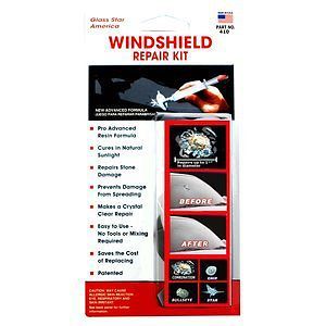 Windshield repair kit glass star america