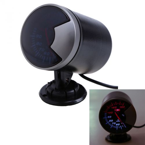 2.5&#034; 63mm black car auto digital red led water temp temperature led gauge kit#