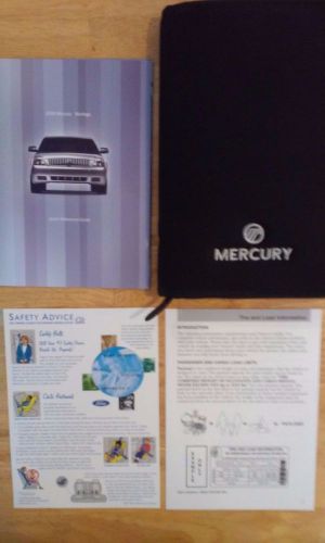 Mercury montego owners manual book set &amp; case