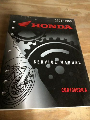 Honda motorcycle cbr1000 service manual 2008-2009