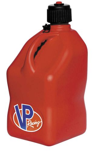 Vp racing red square gas jerry can fuel jug off road track or street use