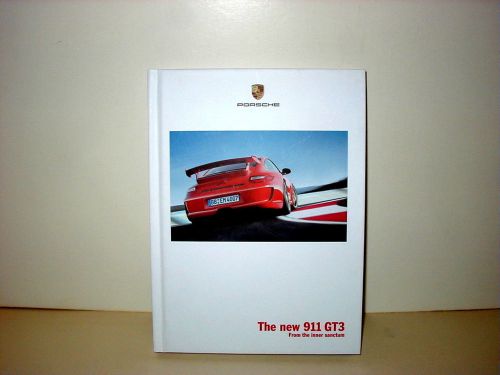 Porsche 2009 gt3 hardbound brochure book new condition