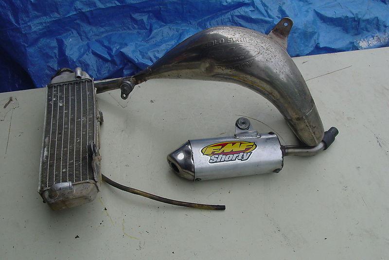 2001 honda cr80 radiator and fmf pipe