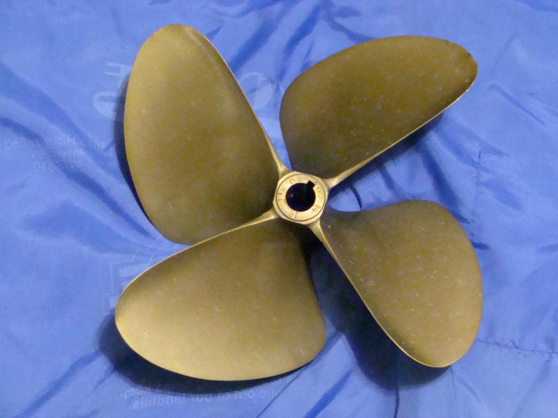 Oj 4 blade inboard propeller 4 blade force 14 x 18 lc 1 1/8 prop