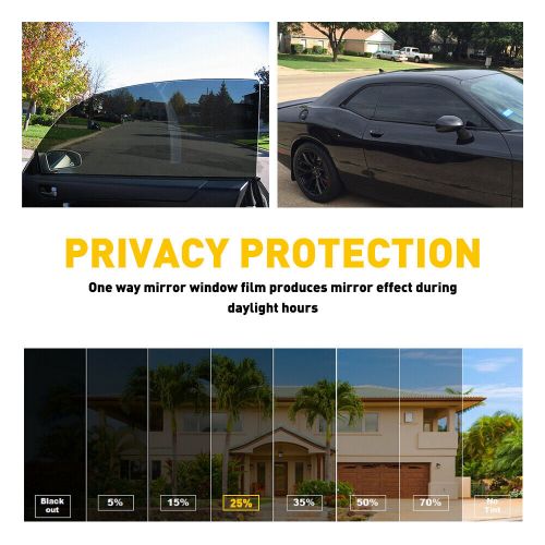25% VLT Uncut Window Tint Roll Film Home Car Office Glass 10FTX19.6IN Silver USA, US $12.99, image 5