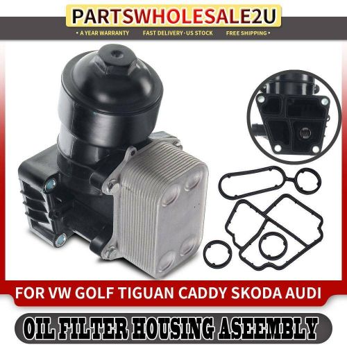 Oil Filter Housing & Cap Kit for VW Passat Audi A4 A3 Q3 Skoda Seat 03L115389C, US $48.35, image 8