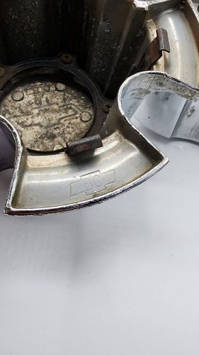(2) Chevy Camaro Chevelle Nova Rally Wheel Center Hub Caps METAL 3984554 1970's, US $44.99, image 4
