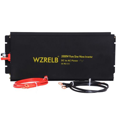 24V to 110V 120V Pure Sine Wave Inverter 2000W Car Truck Power RV Remote Truck, US $280.00, image 3