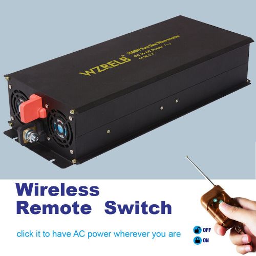 24V to 110V 120V Pure Sine Wave Inverter 2000W Car Truck Power RV Remote Truck, US $280.00, image 7