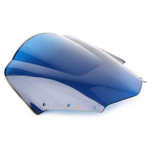 Blue windshield windscreen double bubble fit yamaha fz1s 2006-2011 2009 2010