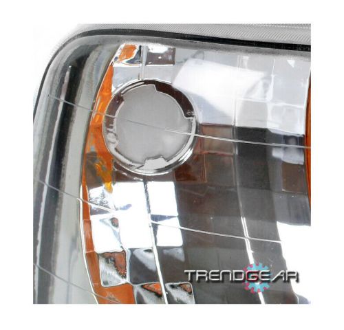 93-97 FORD RANGER PICKUP TRUCK CORNER SIGNAL LIGHTS LAMP CHROME/AMBER 94 95 96, US $34.95, image 3