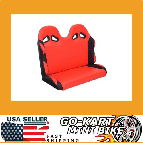 31-1/2" red double seat for the coleman kt196 go-kart - mp