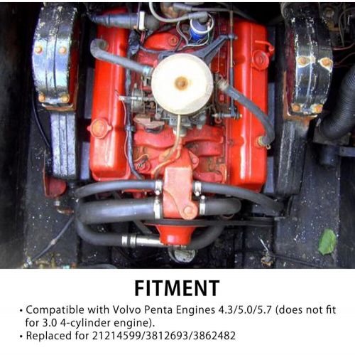 5.7 Crank Mounted Sea Water Pump With Serpentine Belt Pulley Compatible With Vol, US $60.00, image 6
