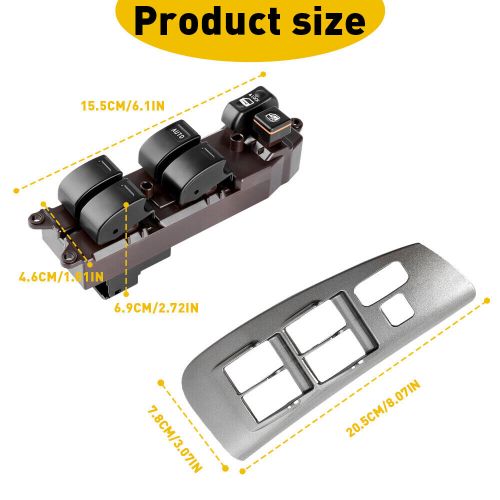 Electric Power Window Master Control Switch Bezel For Toyota Corolla Matrix, US $27.99, image 21