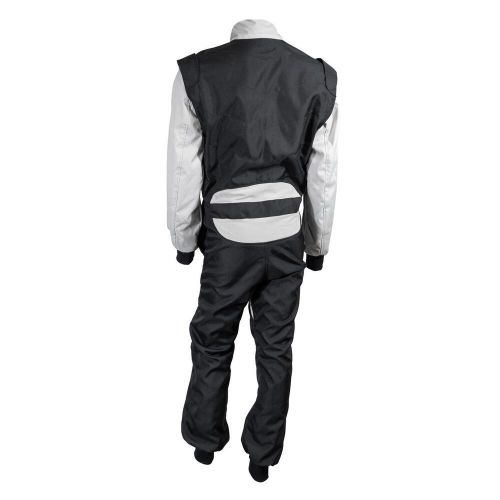 Zamp R060015M ZK-40 Adult Karting Suit, Gray/Black, Medium, US $149.63, image 10