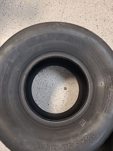 2 new 18x9.50-8nhs wanda p607 4 ply lawn &amp; garden tires