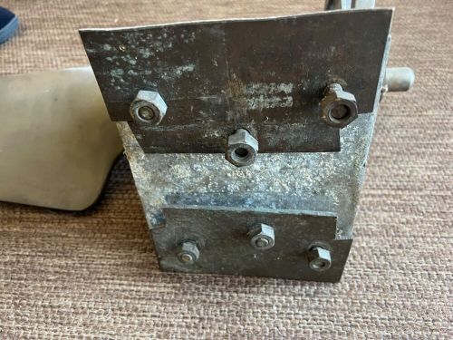 VINTAGE I E DEBBOLD BRONZE SMALL BOAT RUDDER, US $475.00, image 8