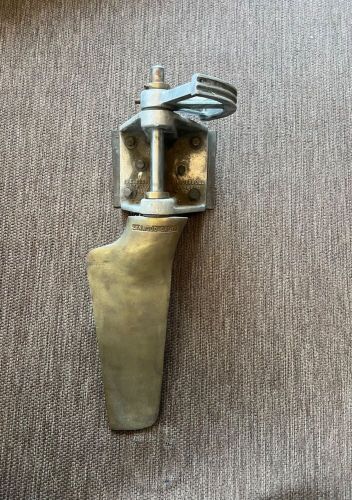 VINTAGE I E DEBBOLD BRONZE SMALL BOAT RUDDER, US $475.00, image 10