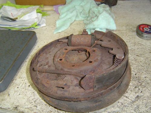 1960 -1980 Ford 8"-9" Rear End Drum Backing Plates Pair, C $80.00, image 2