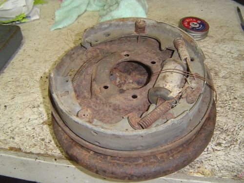 1960 -1980 Ford 8"-9" Rear End Drum Backing Plates Pair, C $80.00, image 4