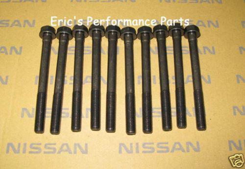 Nissan 12293-53j00 oem main bolts & washers set sr20det sr20de sr20 s13 s14 s15