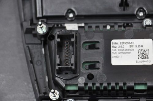 Radio climate control panel BMW F10 F11 9249697 switch automatic air conditioning seat heater-, US $, image 11