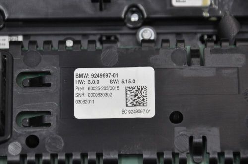 Radio climate control panel BMW F10 F11 9249697 switch automatic air conditioning seat heater-, US $, image 12