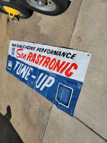 Vintage Sun Rastronic Tune-Up Equipment Racing Banner - US-30 Dragstrip Indiana, US $299.95, image 10