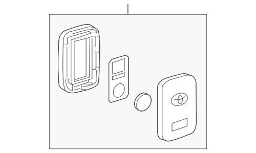 Genuine Toyota Keyless Entry Transmitter 89070-0C050, US $122.23, image 3