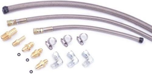 Flaming river fr1610 stainless braided hose kit