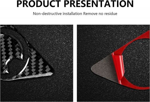 For Ford Mustang 2015-2020 Carbon Fiber Car Seat Adjust Button Frame Trim Cover, US $28.86, image 4