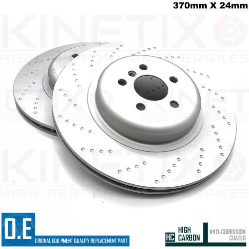FOR BMW M 760i Li G11 G12 M SPORT REAR BRAKE DISCS MINTEX PADS SENSOR 370mm, US $, image 5