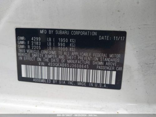 IMPREZA 2018 Headrest 10738806, US $50.00, image 4