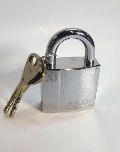 Abloy 340 pl340 high security padlock lock - 3 keys* perfect for bike chain lock