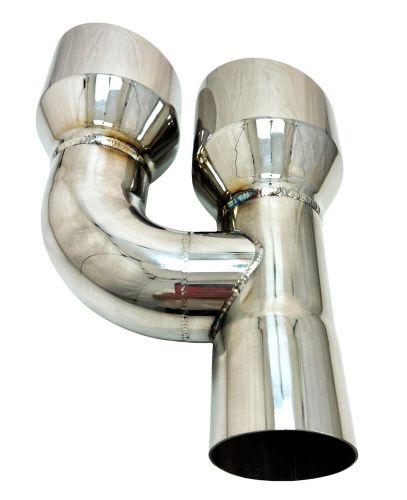 Exhaust Tip 2.25" Inlet 4.00 Outlet 12.00 WD-SE40012-225-HP-SS Dual Double Wall, US $79.99, image 10