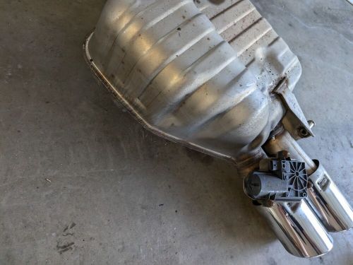 OEM 12-2018 AUDI S6 QUATTRO V8 4.0L REAR left cut EXHAUST MUFFLER W/ TIPS, US $199.00, image 3