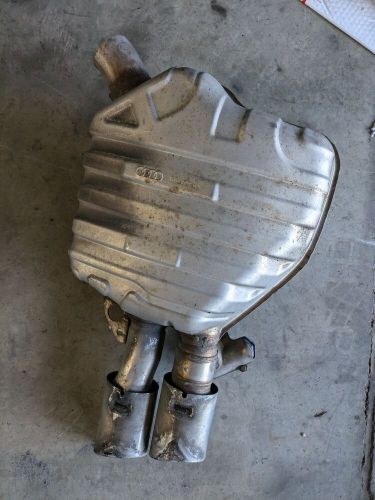 OEM 12-2018 AUDI S6 QUATTRO V8 4.0L REAR left cut EXHAUST MUFFLER W/ TIPS, US $199.00, image 5