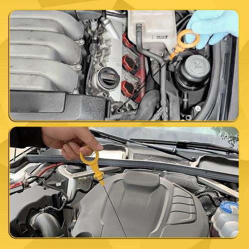 Oil Dipstick 06E115611H Fit 08-18 AUDI A4 A5 S4 S5 A6 A7 A8 Q5 SQ5 Q7 3.2L 3.0T, US $15.99, image 18