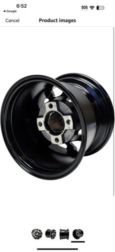 RHOXRed Hawk TIR-RX403 Wheel Machined Gloss Black, 10x7 ET-25 Golf Carts (1 P), US $50.00, image 3