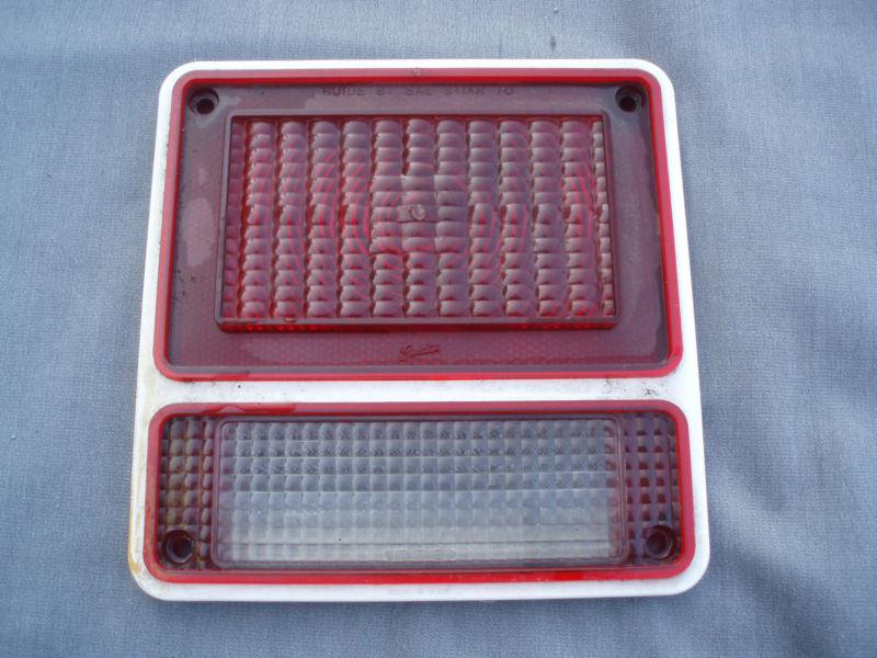 Purchase 1963 Chevrolet Corvair Tail Light Lens NOS Glo Brite LQQQK! in